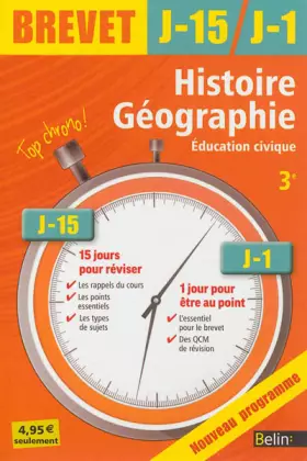 Couverture du produit · Histoire Géographie Education civique 3e