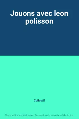 Couverture du produit · Jouons avec leon polisson