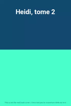Couverture du produit · Heidi, tome 2