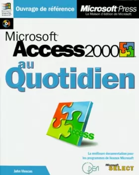 Couverture du produit · Microsoft Access 2000 au quotidien (avec CD-Rom)