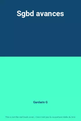 Couverture du produit · Sgbd avances