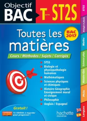 Couverture du produit · Objectif Bac - Toutes les matières Term ST2S