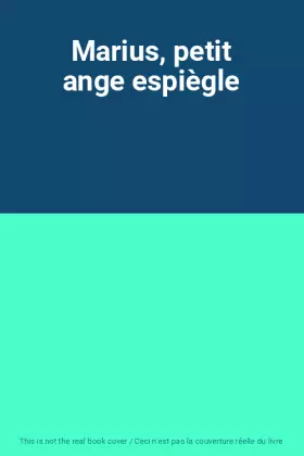 Couverture du produit · Marius, petit ange espiègle