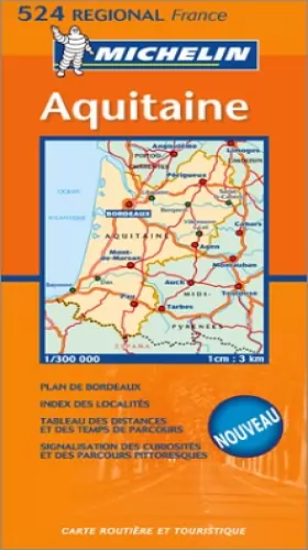 Couverture du produit · Carte routière : Aquitaine