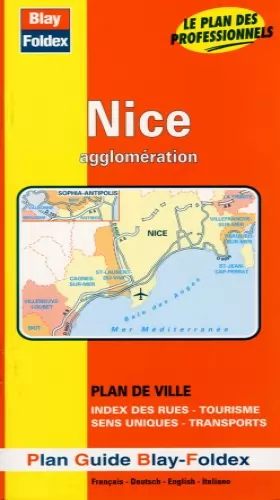 Couverture du produit · Plan de ville : Nice (avec un index)