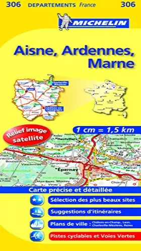 Couverture du produit · Carte DPARTEMENTS Aisne, Ardennes, Marne