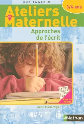 Couverture du produit · Approches de l'écrit avec les 3/4 ans
