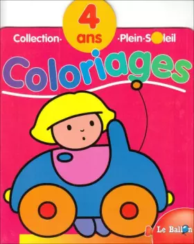 Couverture du produit · PLEIN SOLEIL COLORIAGES VOITURE 4 ANS