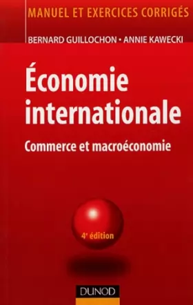 Couverture du produit · Économie internationale : Commerce international et problèmes monétaires internationaux