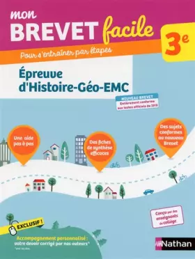Couverture du produit · Mon Brevet facile - Épreuve de Histoire-Géographie-EMC - 3e (04)