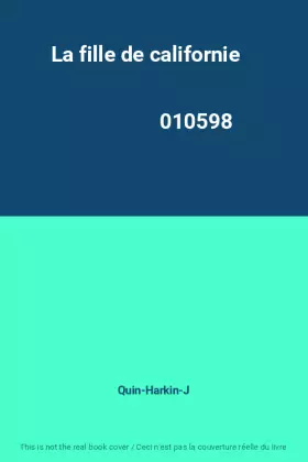Couverture du produit · La fille de californie                                                                        010598