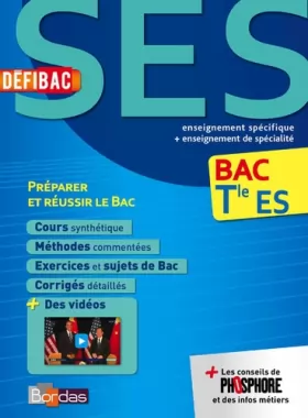 Couverture du produit · DéfiBac Cours/Méthodes/Exos SES Terminale ES
