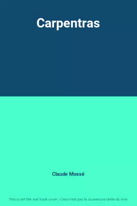 Couverture du produit · Carpentras