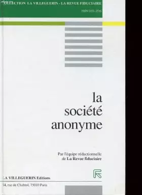Couverture du produit · La societe anonyme