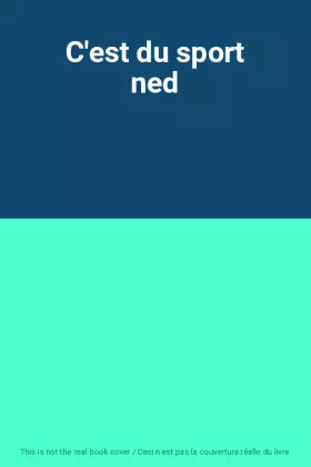 Couverture du produit · C'est du sport ned