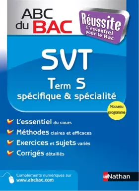 Couverture du produit · ABC du BAC Réussite SVT Term S