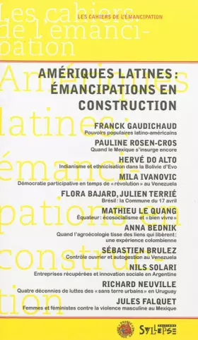 Couverture du produit · amerique latine emancipations en construction (0)