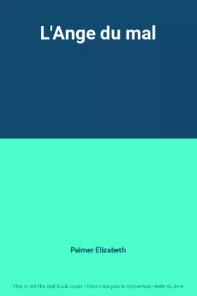 Couverture du produit · L'Ange du mal