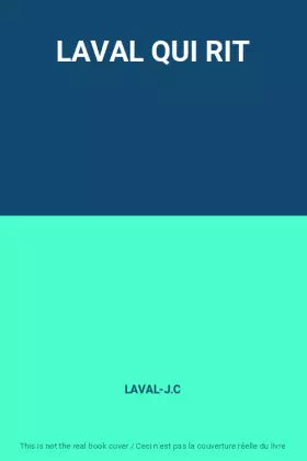 Couverture du produit · LAVAL QUI RIT