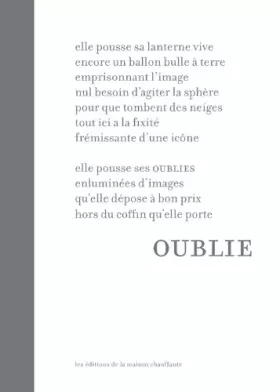 Couverture du produit · Oublié