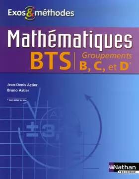 Couverture du produit · Mathématiques BTS Groupements B, C, D