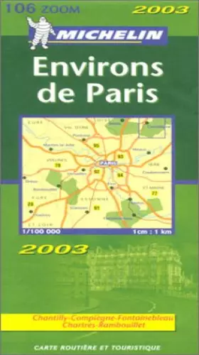 Couverture du produit · Carte routière : Environs de Paris, N° 11106