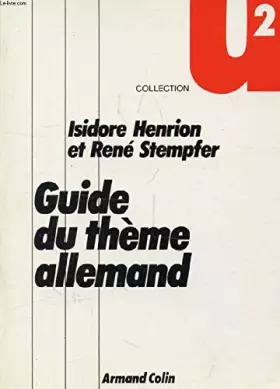 Couverture du produit · GUIDE DU THEME ALLEMAND.
