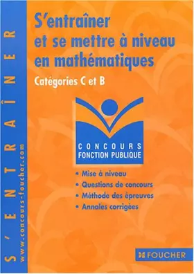 Couverture du produit · S'entrainer et se mettre à niveau en maths
