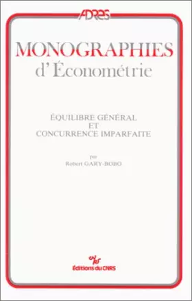 Couverture du produit · Equilibre général et concurrence imparfaite
