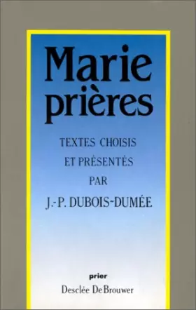 Couverture du produit · Marie prières