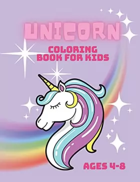 Couverture du produit · Unicorn Coloring book for kids, Ages 4-8