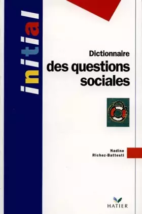 Couverture du produit · DICTIONNAIRE DES QUESTIONS SOCIALES