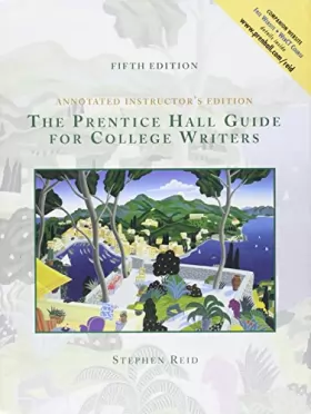 Couverture du produit · The Prentice Hall Guide for College Writers