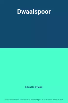 Couverture du produit · Dwaalspoor