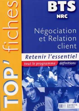 Couverture du produit · Négociation et Relation Client BTS NRC