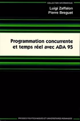 Couverture du produit · Programmation concurrente et temps réel avec ADA 95