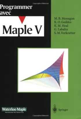 Couverture du produit · Programmer avec Maple V