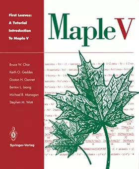 Couverture du produit · First Leaves: A Tutorial Introduction to Maple V