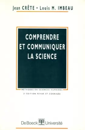 Couverture du produit · Comprendre et communiquer la science, 2e édition