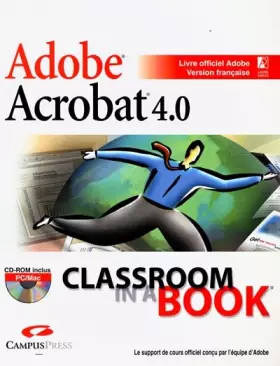 Couverture du produit · Adobe Acrobat 4.0 (avec CD-Rom)