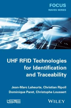 Couverture du produit · UHF RFID Technologies for Identification and Traceability