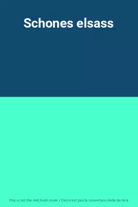 Couverture du produit · Schones elsass