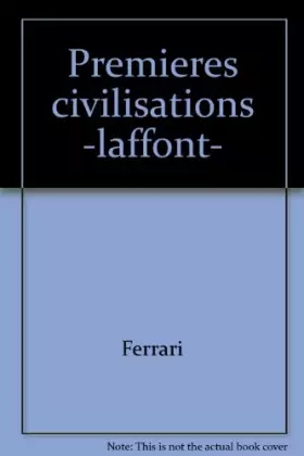 Couverture du produit · PREMIERES CIVILISATIONS