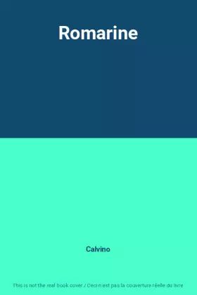 Couverture du produit · Romarine