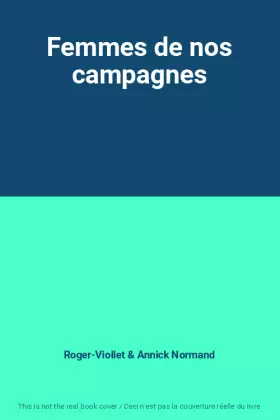 Couverture du produit · Femmes de nos campagnes