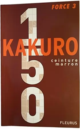 Couverture du produit · GRILLES DE KAKURO CEINTURE MARRON