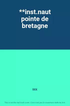 Couverture du produit · **inst.naut pointe de bretagne