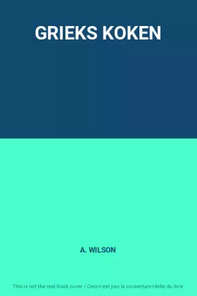 Couverture du produit · GRIEKS KOKEN