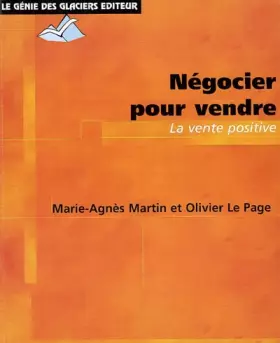 Couverture du produit · NEGOCIER POUR VENDRE