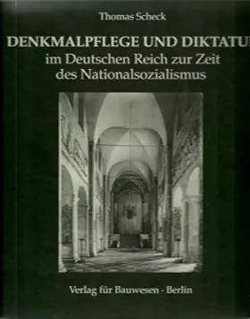 Couverture du produit · Denkmalpflege und Diktatur: Die Erhaltung von Bau- und Kunstdenkmälern in Schleswig-Holstein und im Deutschen Reich zur Zeit d